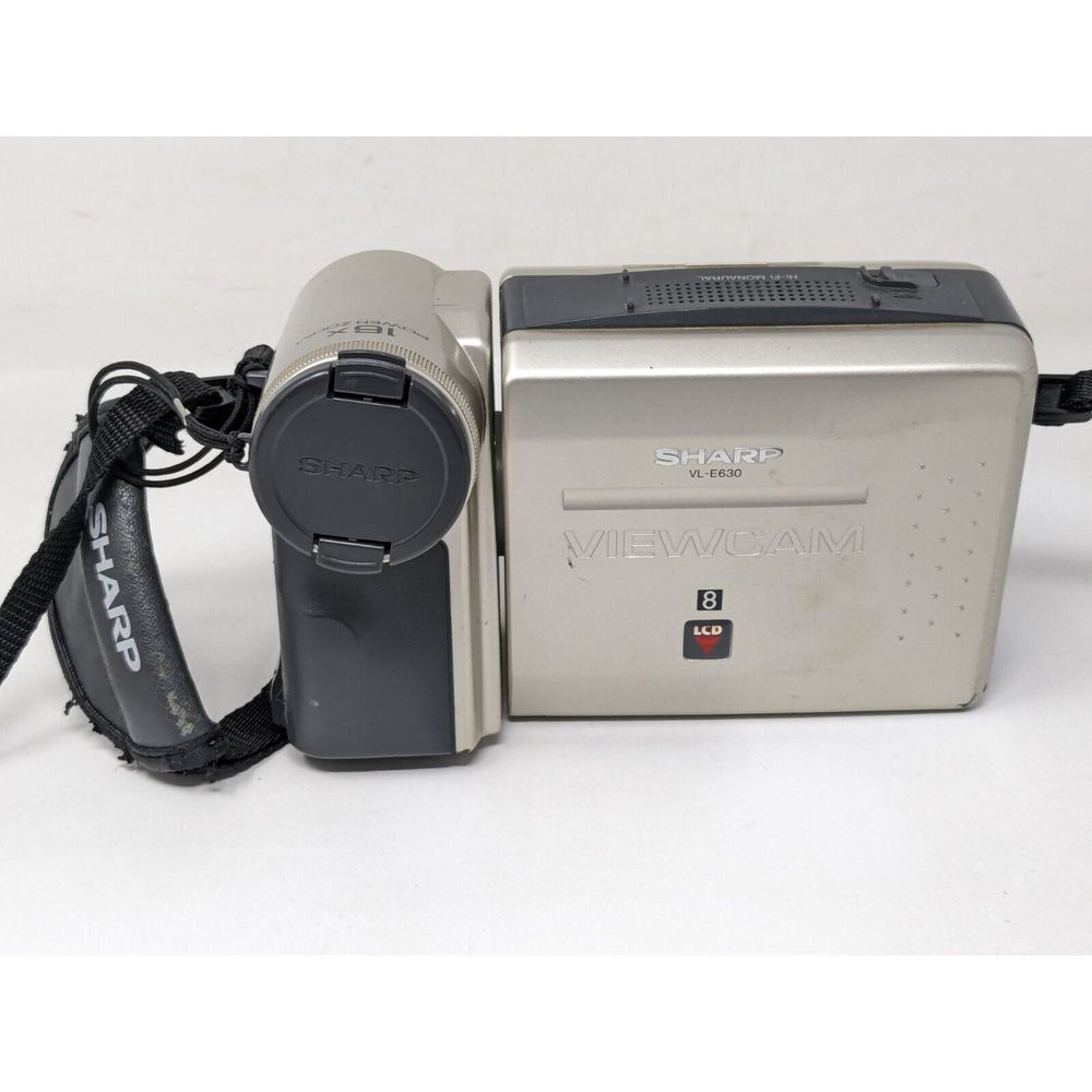 UNTESTED Sharp VL-E630U 8mm Analog Camcorder Untested FOR PARTS AS-IS NO RETURNS
